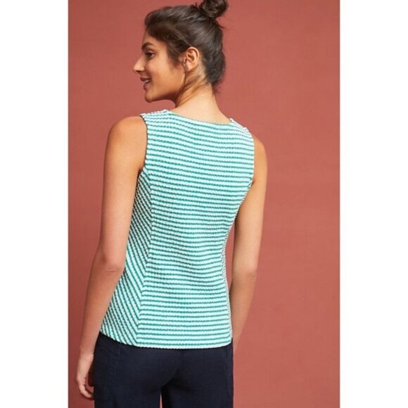 Anthropologie Maeve Franconia Striped Tank Size Small - Picture 2 of 6